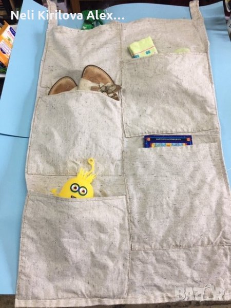 органайзер-стилаж от плат за стена с 5 гнезда за обувки, чорапи,книги,играчки,препарати, снимка 1