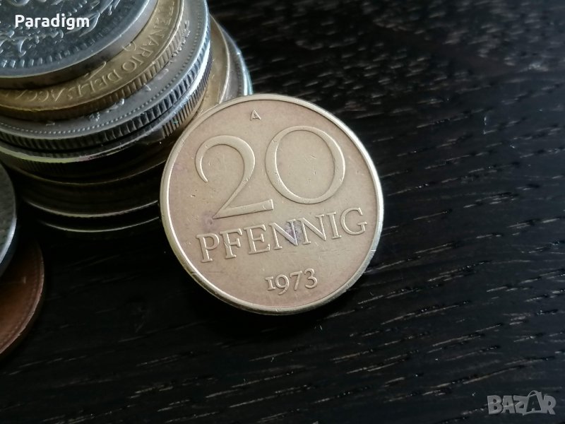 Монета - Германия - 20 пфенига | 1973г., снимка 1
