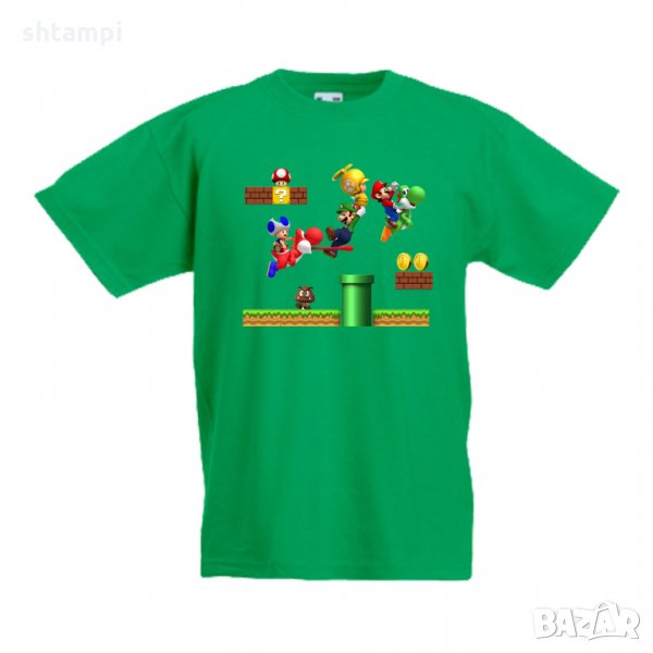 Детска тениска Супер Марио Super Mario 10, снимка 1