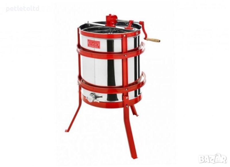 Центрофуга 3 / 12 рамкова INOX - ръчна, снимка 1