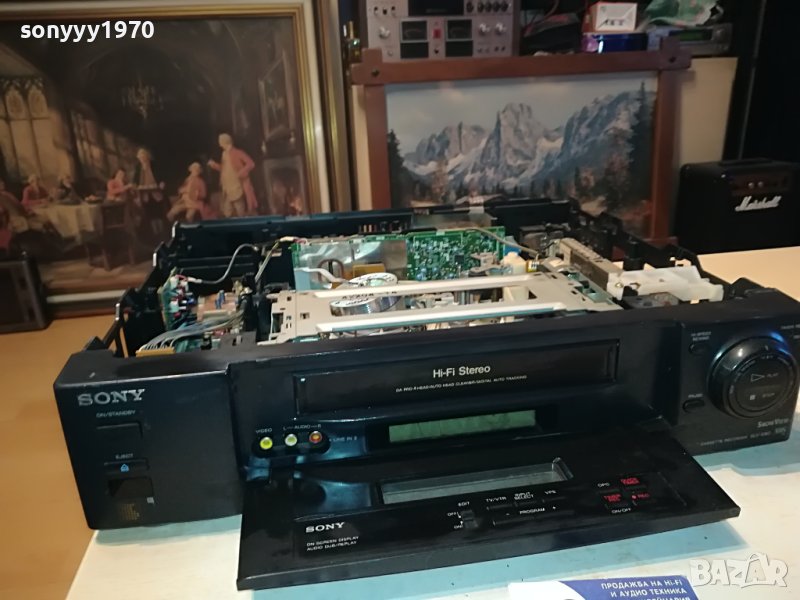 SONY SLV-E80 HIFI STEREO VIDEO ЗА РЕМОНТ ЧАСТИ 3004231003, снимка 1