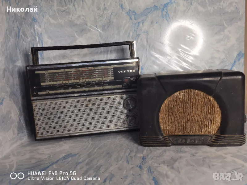 Лот стари радио апарати  ОБЬ VEF ВЕФ, снимка 1