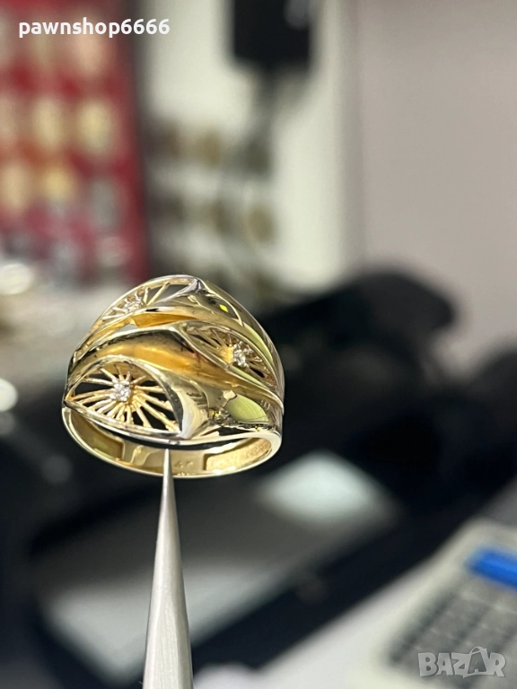 Златен пръстен 14К, снимка 1