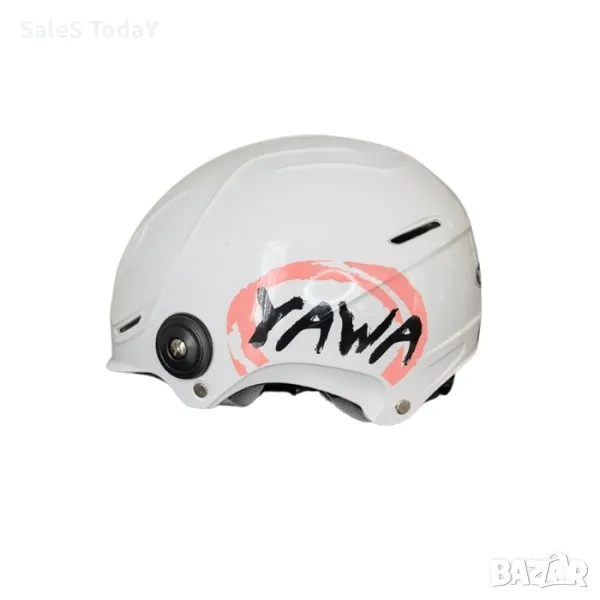 Каска + визьор, Защитна каска за скутер, снимка 1