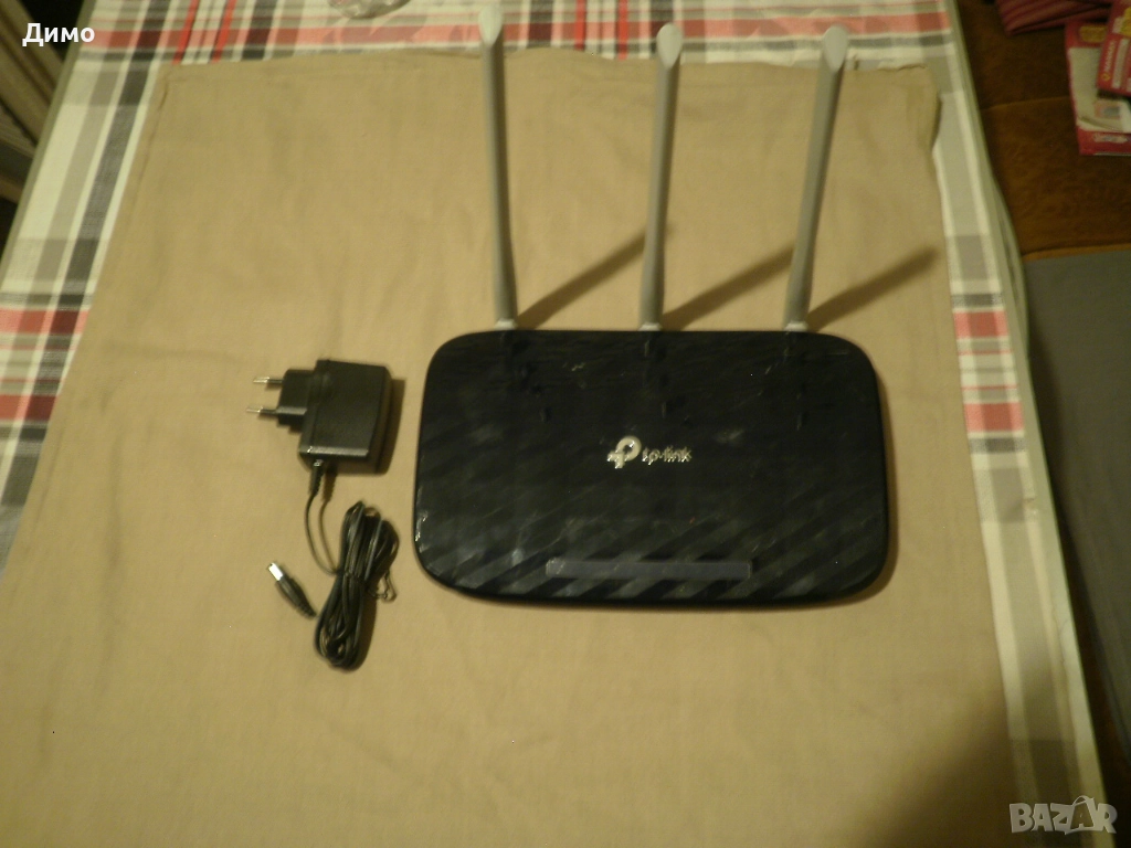 рутер - TP-Link Archer C20 AC750, снимка 1