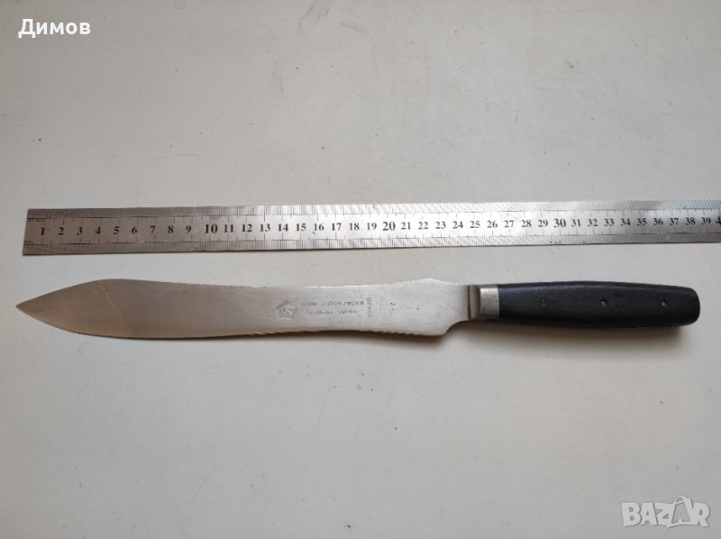 Шведско качество - голям колекционерски нож Абанос, снимка 1