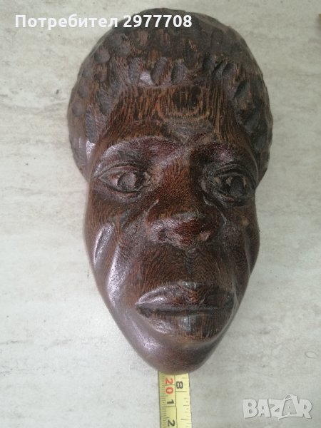 Африканска дървена маска , снимка 1