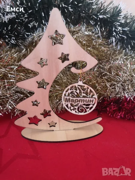 къщичка, фенер, елха, висулки, топки за елха. , снимка 1