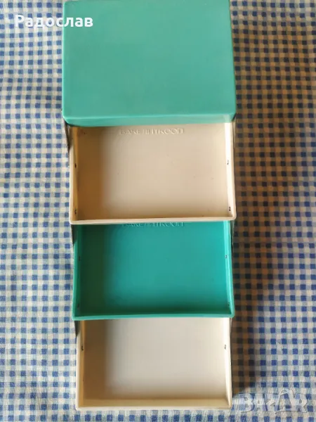 стара сгъваема кутия Бакелиткооп, снимка 1