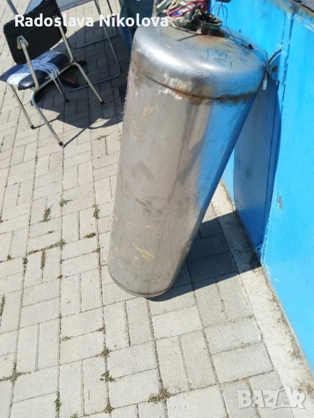 Водосъдаржател от неръждаема стомана 80 литра , снимка 1