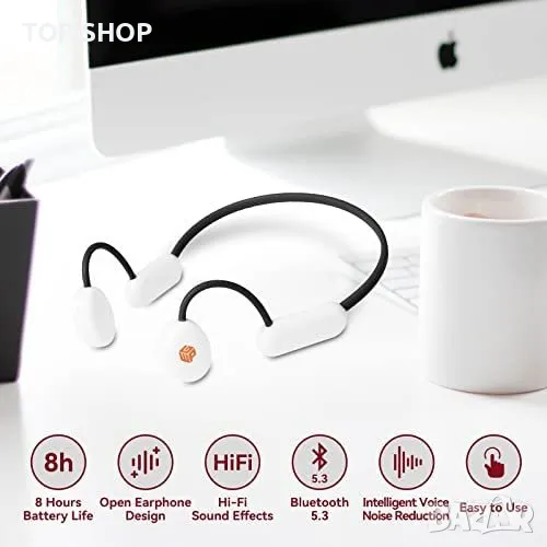 Нови Детски безжични отворени слушалки с микрофон за игра таблет iPad, снимка 1