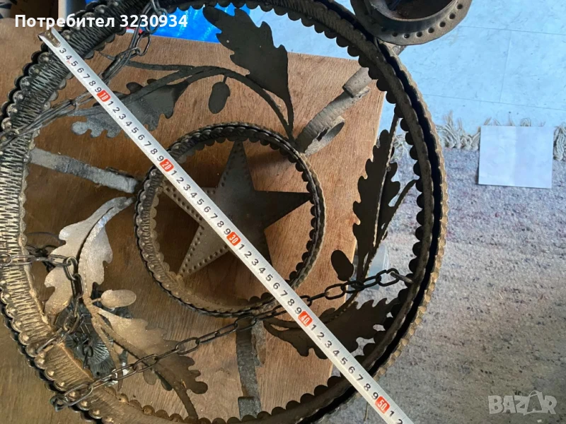 полилей от ковано желязо., снимка 1