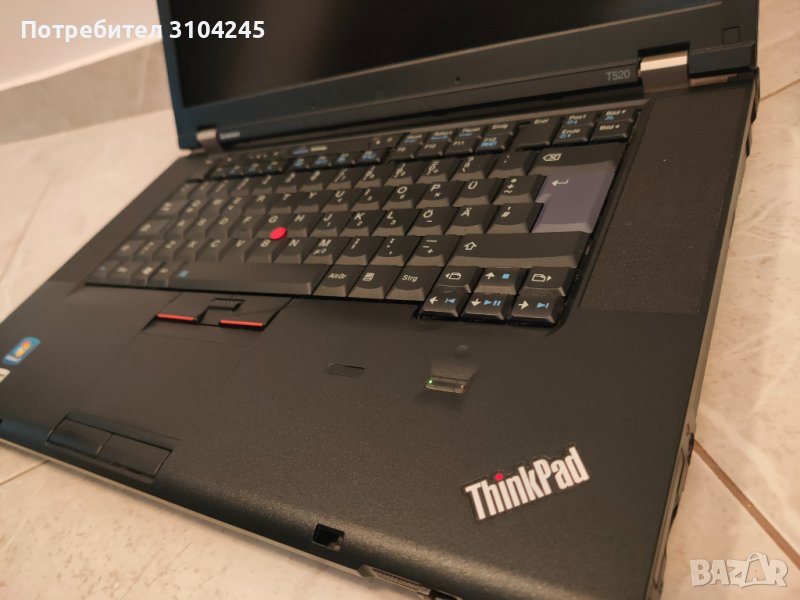 Лаптоп Lenovo T520, 8-ядрен i7, с подарък чанта, снимка 1