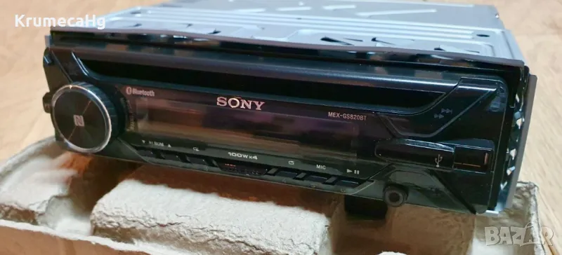 Промоция! CD за кола Sony MEX GS820BT 4x100w Рядък Модел Като Ново, снимка 1