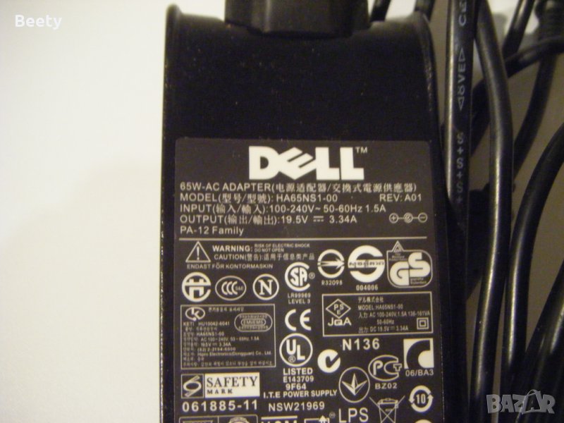 Зарядно за лаптоп Dell, снимка 1