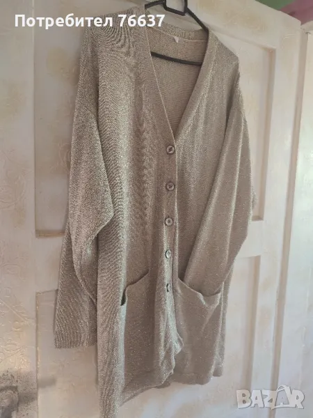 Красива златиста жилетка! , снимка 1