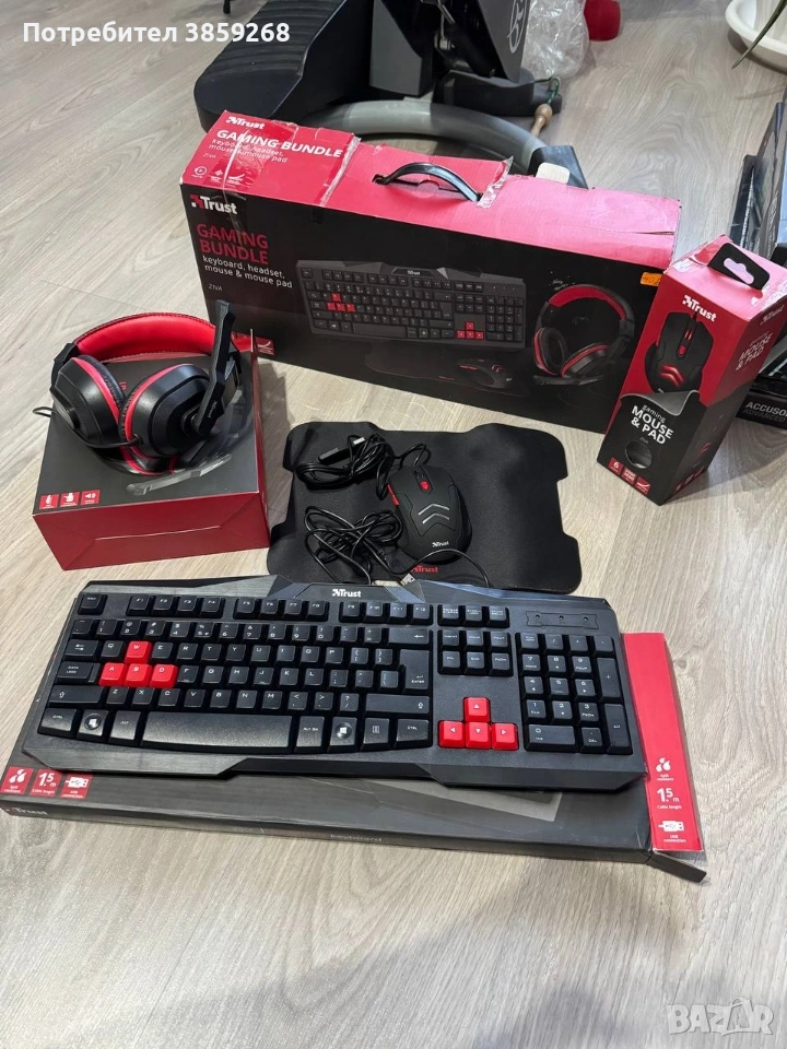 Геймърска клавиатура TRUST ZIVA, снимка 1
