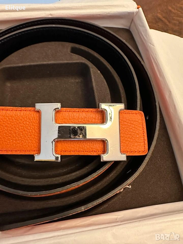 колани от естествена кожа в кутия hermes , снимка 1