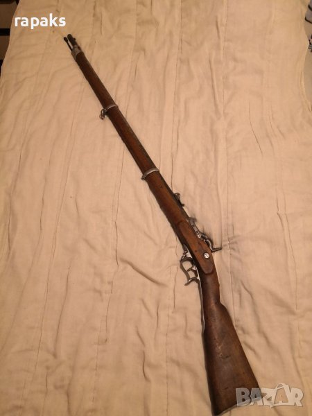 Оригинална пушка Амслер-Милбанк 1864-67. Карабина, револвер, снимка 1