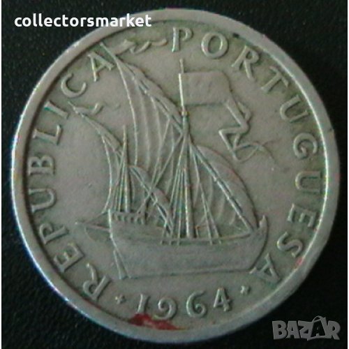 5 ескудо 1964, Португалия, снимка 1