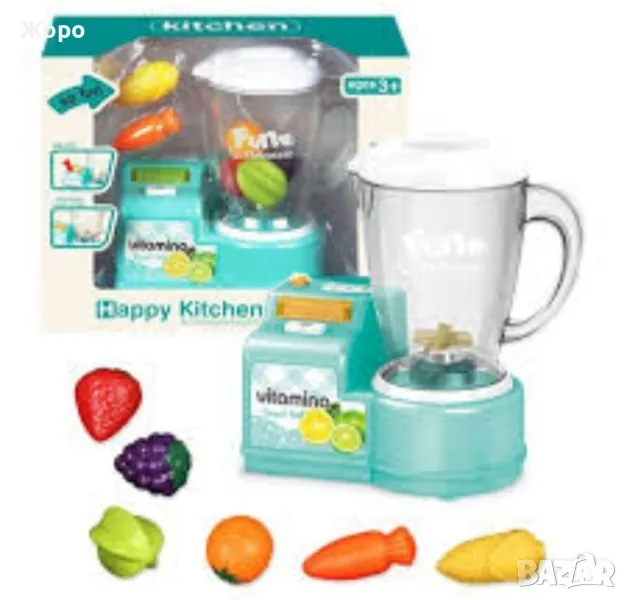 Детски Блендер с плодове с звук и светлина серия Happy kitchen КН3092, снимка 1