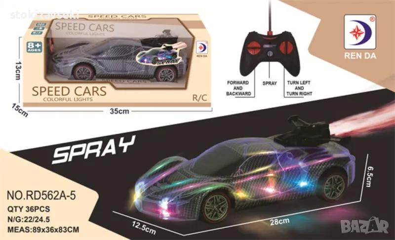 Състезателна количка с дистанционно , снимка 1