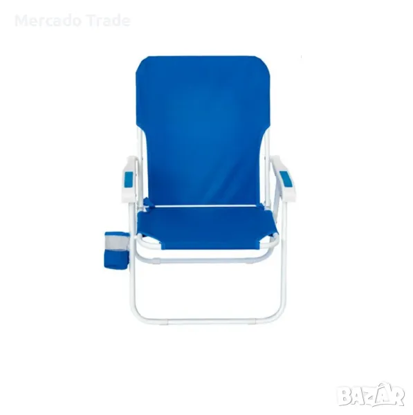 Стол за къмпинг Mercado Trade, Сгъваем, Син, снимка 1