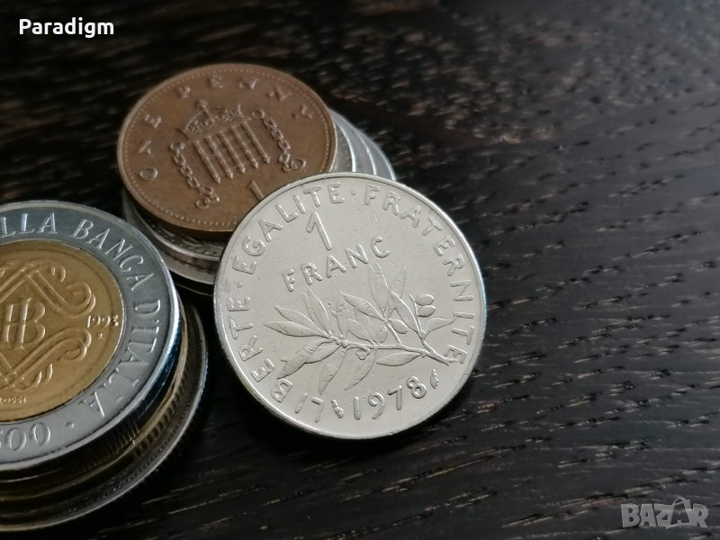 Монета - Франция - 1 франк | 1978г., снимка 1