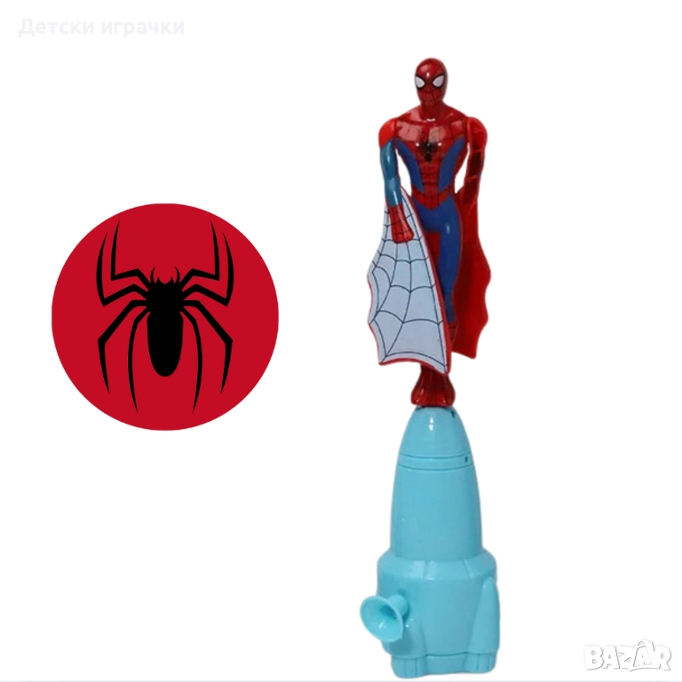 Летяща екшън фигурка Спайдърмен, с изстрелване, Spider Man , снимка 1