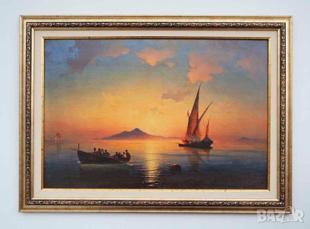 Айвазовски "Неаполитански залив", морски пейзаж, картина