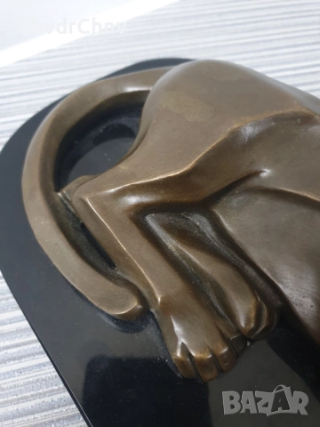 30см-5кг Milo статуетка/абстрактна бронзова скулптура/фигура на пума-лъв, снимка 9 - Статуетки - 52990076