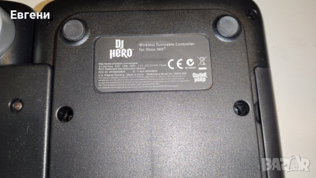Xbox 360 Wireless Controller DJ Hero Turntable Control Guitar Hero Saga , снимка 2 - Xbox конзоли - 39768651