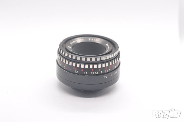 Обектив Mayer-Optik Gorlitz Domiplan 50mm f/2.8 на резба М42, снимка 4 - Обективи и филтри - 43169808