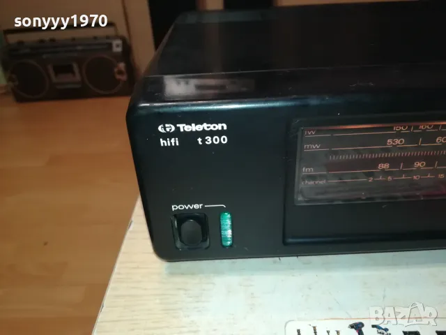TELETON T300 HIFI TUNER-ВНОС SWISS 0812241835, снимка 6 - Ресийвъри, усилватели, смесителни пултове - 48272023