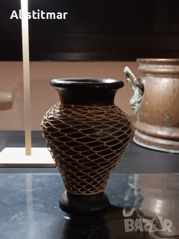 Африкански глинен съд, снимка 3 - Антикварни и старинни предмети - 53115771