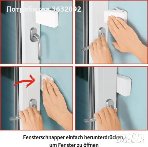 Механизъм за заключване на прозореца - защита срещу взлом  , снимка 4 - Други стоки за дома - 49861826