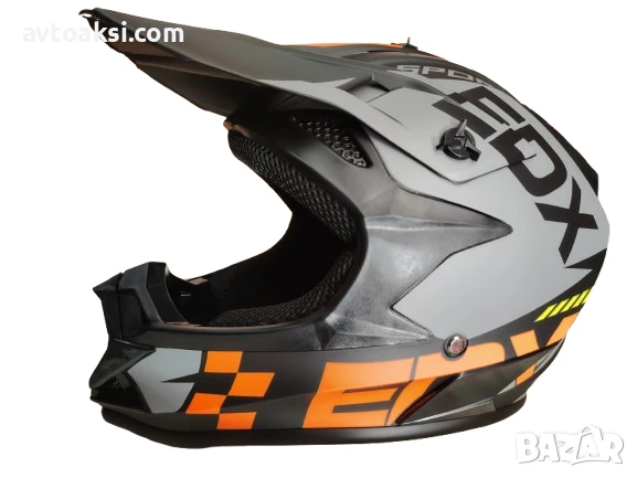 Каска Крос Мотор/Скутер/Бъги/Вело/АТВ-YF121, снимка 3 - Аксесоари и консумативи - 50827884