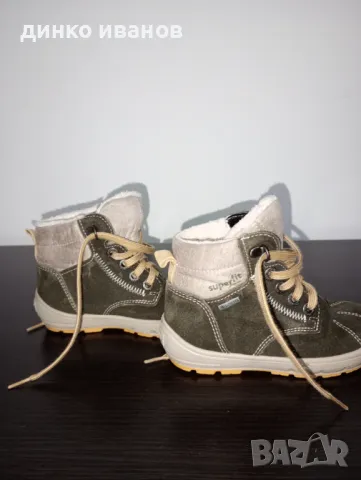 Детски боти естествен велур 