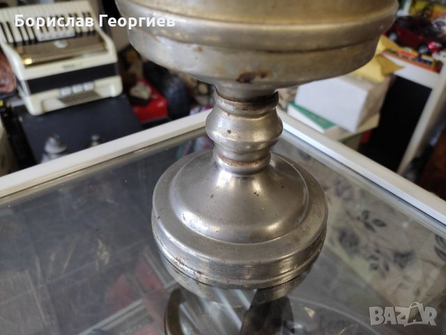 Стара руска газена лампа, снимка 3 - Антикварни и старинни предмети - 35046930