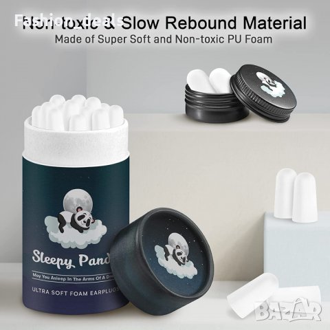 Нови 60 чифта многократни меки тапи за уши Шумопотискане сън, пътуване, снимка 4 - Други - 39493469