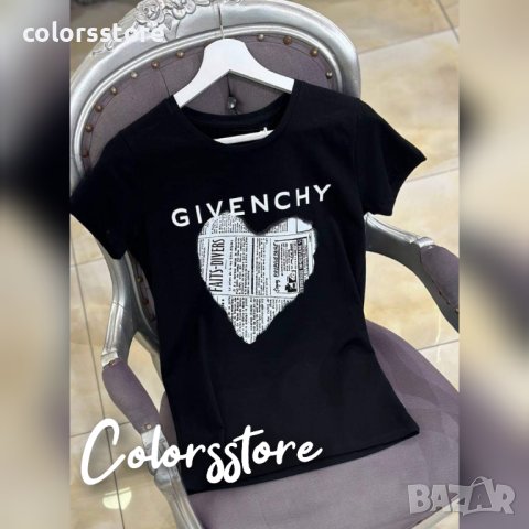 Дамска Черна тениска  Givenshy код VL-Z108