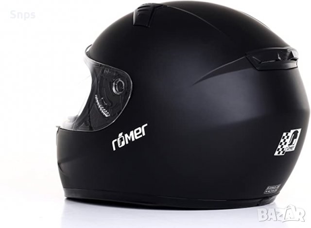 Модерна каска с пълно лице, ежедневна мотоциклетна каска, унисекс, XL, S размер, снимка 5 - Аксесоари и консумативи - 36690596