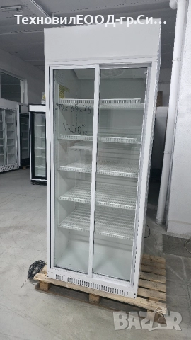Двойна Хладилна Витрина 210х85х75, снимка 2 - Витрини - 52854418