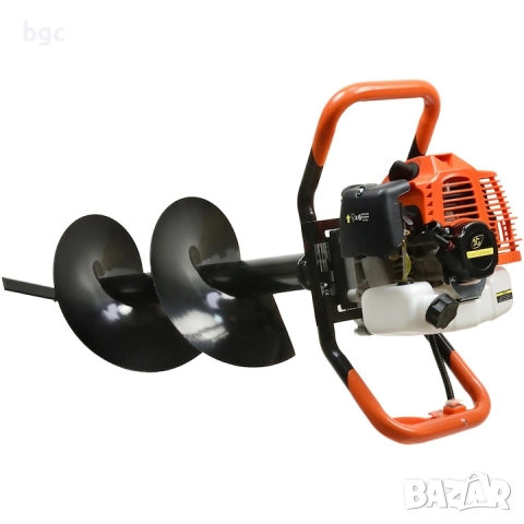 Моторизирана бургия/свредел за дупки John Gardener G84020, 1.8 к.с., 1.4 KW, 62 CC, Включва бургия с