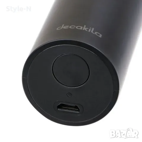 Електрическа самобръсначка портативна DECAKILA KMHR009W, Ф 30 мм, 450 mAh, снимка 3 - Електрически самобръсначки - 50275458