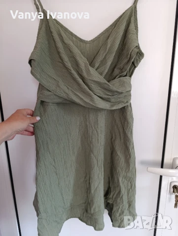 Shein frenchy зелена нова рокля, снимка 2 - Рокли - 50747922