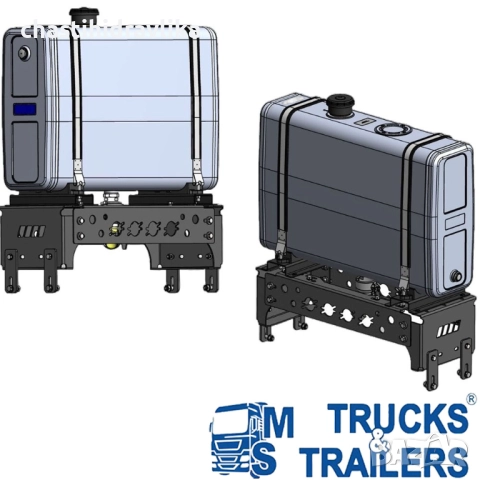 Монтажен комплект за резервоар зад кабината OMFB 13590101012, снимка 3 - Части - 52127621