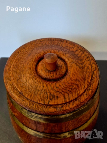 Ретро холандски хумидор (кутия) за пури Schimmelpenninck – Дървено буре, снимка 3 - Антикварни и старинни предмети - 53293492