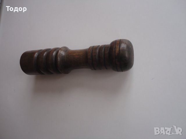 Немска дървена солница пиперница 2, снимка 6 - Антикварни и старинни предмети - 43525508