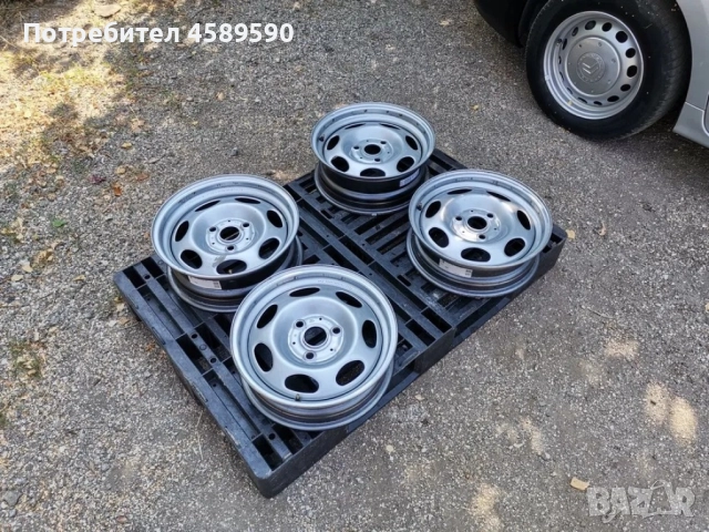 4бр. Оригинални железни джанти 15цола 3x112.5 за Smart, снимка 2 - Гуми и джанти - 51808338